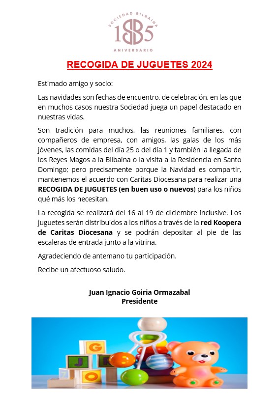 Recogida Juguetes 2024